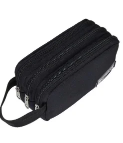 Seven Astuccio scuola 3 zip Freethink Jet Black< Astucci