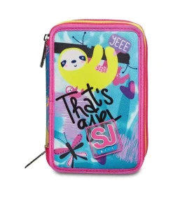 Sj Gang Astuccio scuola 3 zip SJ Clack It Girl< Astucci