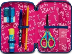 Sj Gang Astuccio scuola 3 zip SJ Ever Wingly Girl< Astucci