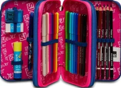 Sj Gang Astuccio scuola 3 zip SJ Ever Wingly Girl< Astucci