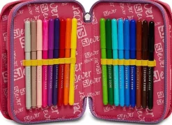 Sj Gang Astuccio scuola 3 zip SJ Ever Rayly Girl< Astucci