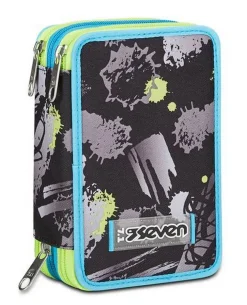 Seven Astuccio scuola 3 zip Feeling Me< Astucci