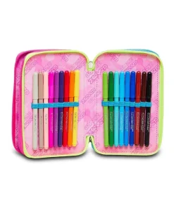 Seven Astuccio scuola 3 zip Colour Expression< Astucci