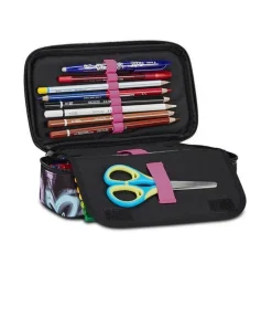 Seven Astuccio scuola Quick Case Freethink Girl Jet Black< Astucci