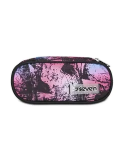 Seven Astuccio scuola Round Plus Freethink Girl Raspberry Rose< Astucci
