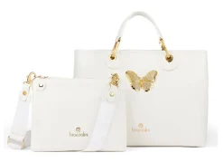 Braccialini Borsa a mano Beth Jewels Bianca<Donna Borse A Mano
