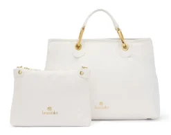 Braccialini Borsa a mano Beth Puffy Bianca<Donna Borse A Mano