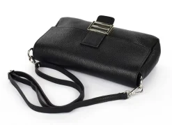 Pronto Moda Borsa a spalla e tracolla in pelle 20091 Nera<Donna Borse A Tracolla