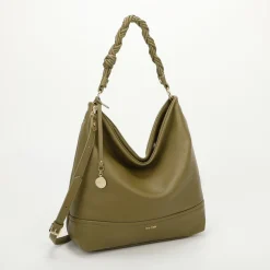 Mimì-Muà Borsa a spalla e tracolla Verde Oliva<Donna Borse A Tracolla
