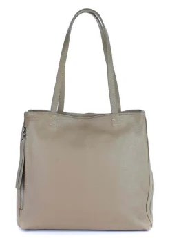 Pronto Moda Borsa a spalla in pelle 20051 Ecru<Donna Borse A Tracolla