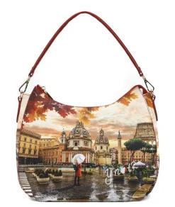 Ynot Borsa a spalla ? 629 Rome Raining<Donna Borse A Tracolla