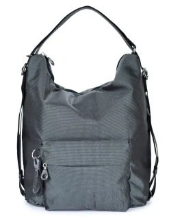 Mandarina Duck Borsa a spalla zaino MD20 MT09 Grigio<Donna Borse A Tracolla