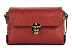 Pronto Moda Borsa a tracolla in pelle 20001 Rossa<Donna Borse A Tracolla