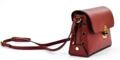 Pronto Moda Borsa a tracolla in pelle 20001 Rossa<Donna Borse A Tracolla