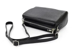 Pronto Moda Borsa a tracolla in pelle 20008 Nera<Donna Borse A Tracolla