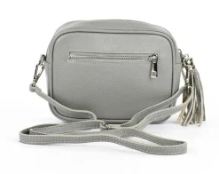 Pronto Moda Borsa a tracolla in pelle 20102 Grigia<Donna Borse A Tracolla