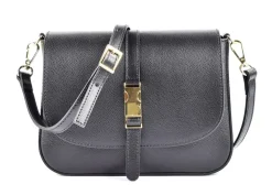 Pronto Moda Borsa a tracolla in pelle BP30 Nera<Donna Borse A Tracolla
