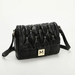 Mimì-Muà Borsa a tracolla trapuntata con strass Nera<Donna Borse A Tracolla