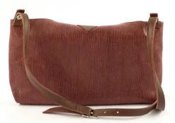 Emporio Cattani Borsa donna Eva Righe Bordeaux<Donna Borse A Tracolla