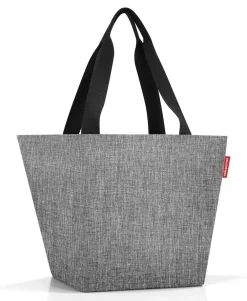 Reisenthel Borsa donna shopper M Twist Silver<Donna Borse A Tracolla