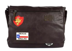Avirex Borsa Messenger Maverick 02 Marrone<Uomo Borse Uomo Tessuto