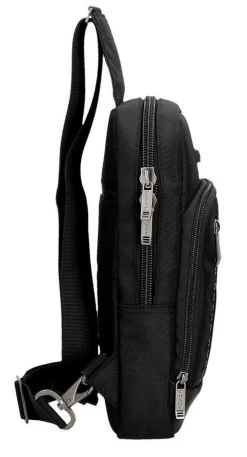 Movom Borsa monospalla Buster 53459 Nero<Uomo Borse Uomo Tessuto