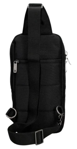 Movom Borsa monospalla Buster 53459 Nero<Uomo Borse Uomo Tessuto