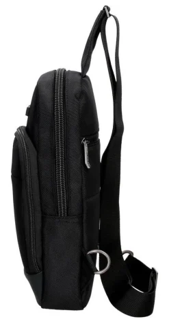 Movom Borsa monospalla Buster 53459 Nero<Uomo Borse Uomo Tessuto