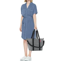 Reisenthel Borsa passeggino Baby Organizer Twist Silver<Donna Borse A Tracolla