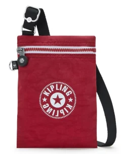 Kipling Borsa piccola a tracolla Afia Lite Funky Red<Donna/Uomo Borse Uomo Tessuto|Borse A Tracolla