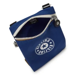 Kipling Borsa piccola a tracolla Afia Lite Deep Sky Blue<Uomo Borse Uomo Tessuto