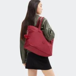 Kipling Borsa shopper Colissa Up Funky Red<Donna Borse A Tracolla
