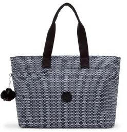 Kipling Borsa shopper Colissa Signature Print<Donna Borse A Tracolla