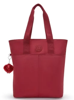 Kipling Borsa shopper Hanifa Funky Red<Donna Borse A Tracolla