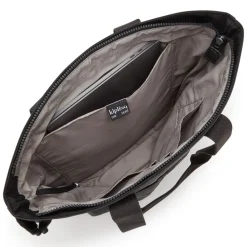 Kipling Borsa shopper Hanifa Black Noir<Donna Borse A Tracolla