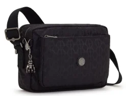 Kipling Borsa tracolla Abanu M Signature Blk Q<Donna Borse A Tracolla