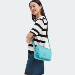 Kipling Borsa tracolla Abanu M Deepest Aqua<Donna Borse A Tracolla