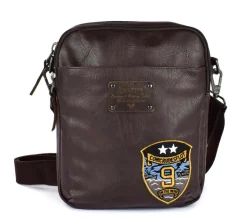 Avirex Borsa uomo Maverick 03 Marrone<Uomo Borse Uomo Tessuto