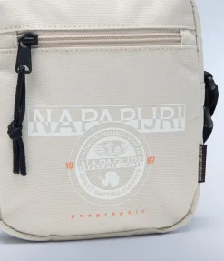 Napapijri Borsa uomo Boussine Beige Silver<Uomo Borse Uomo Tessuto