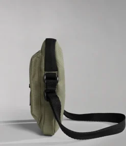 Napapijri Borsa uomo Voyage Crossover Green Lichen<Uomo Borse Uomo Tessuto
