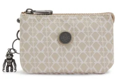 Kipling Bustina Creativity S Signature Beige<Donna Portafogli Donna