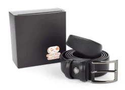 Emporio Cattani Cintura in pelle 01 Nera< Cinture