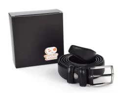 Emporio Cattani Cintura in pelle 02 Nera< Cinture