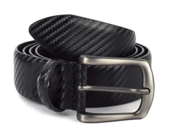 Emporio Cattani Cintura in pelle 06 Nera Carbonio< Cinture