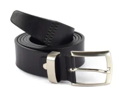 SIMPLYUP Cintura in pelle 9002 Nera< Cinture