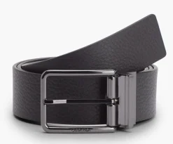 Calvin Klein Cintura Reversibile in pelle Nero/Grigio< Cinture