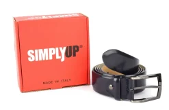 SIMPLYUP Cintura uomo in pelle lucida 1018< Cinture