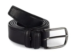 SIMPLYUP Cintura uomo in pelle tubolare 8043 Nera< Cinture