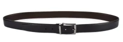 SIMPLYUP Cintura uomo reversibile in pelle 8235 Nera/Marrone< Cinture