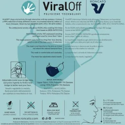 Roncato Mascherina di protezione Viraloff misura M< Mascherine